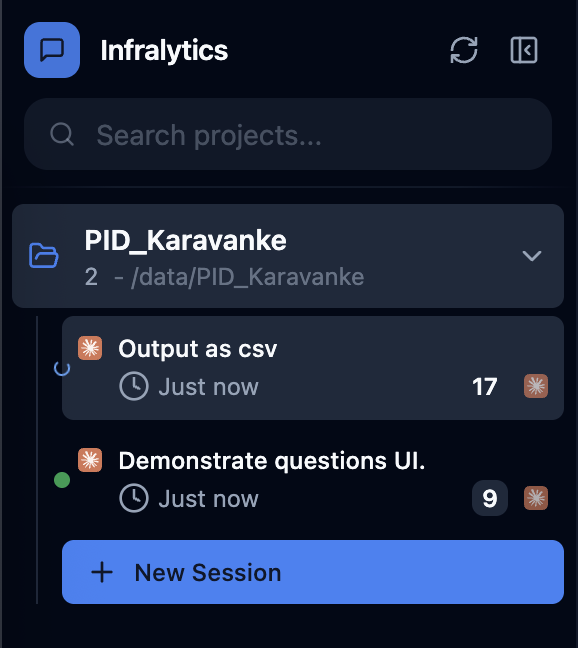 Conversation history